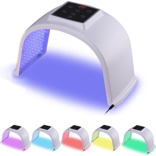 PDT Machine Led Face Mask Light Therapy 7 Led Light Therapy Facial Skin Care Mask Photon Mask Newest PDT Technol