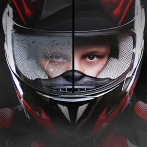 Motorcycle Helmet Clear Anti-Fog Patch Film Motorcycle Visor Shield Lens Film