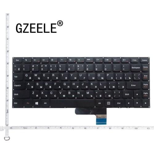 GZEELE New Russian Keyboard for Lenovo Ideapad yoga2-13 Yoga 2 13 yogaII- U31-70 20344 with Backlit (Not Fit YOGA 2 Pro) black