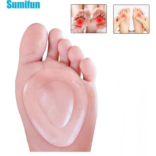 2pcs Sumifun Forefoot Shoe Pad Silicone Gel Non Slip Inserts Insoles Arch Support Pads High Heel Elastic Cushion Orthotic C1424