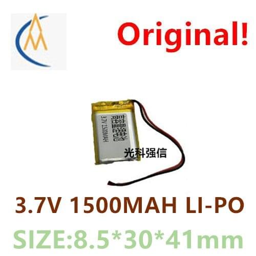 Brand new 3.7V polymer lithium battery 853041 1500mah MP4 walkie talkie / device / Bluetooth audio GPS navigator