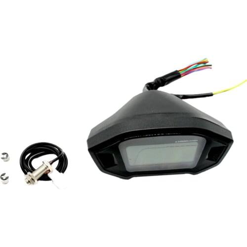 7 Color LCD Digital Backlight Motor Odometer Speedometer Tachometer Gauge