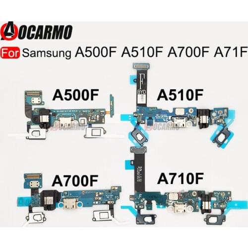 Aocarmo For Samsung A500F A510F A700F A50 A70 A51 A71 A10S A107 USB Charge Port Charging Jack Dock Connector Board Flex Cable