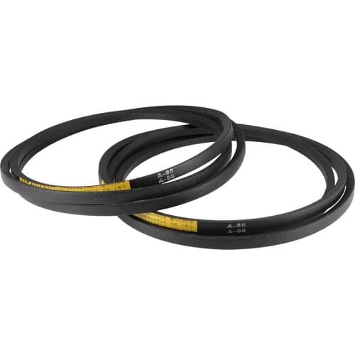 Uxcell A86 V-Belts 86" Pitch Length, A-Section Rubber Drive Belt for Automobile, Engine, Agricultural Machinery 2pcs