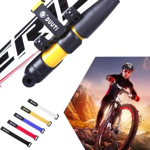 Bicycle Nylon Hook Loop Tape Cycling Bicycle Pump Bottle Fastening Band MTB Handlebar Fixed Tapes Self Adhesive Pump Bottle Band