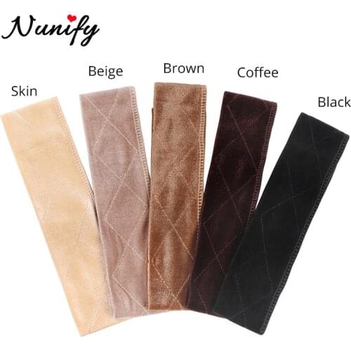 1Pcs Diverse Color Wig Band Nunify Brand Velvet Wig Grip Band Extra Hold Soft Comfortable Headband For Washing Head