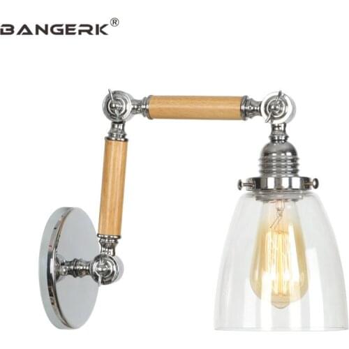 Loft Edison Industrial Vintage Long Arm Sconce Wall Lights LED Adjust Bedside Wall Lamp Home Decor Indoor Lighting Fixtures