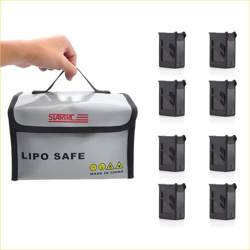 For DJI FPV Battery Storage Bag Waterproof Fireproof Lipo Battery Bag Explosion Resistant Portable Safety Bags