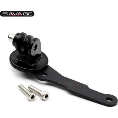 Rotatable VCR Cameras Adapter Bracket For SUZUKI DL650 DL1000 DL250 V-STROM/SFV650 SV650 SV1000 Motorcycle Accessories Black