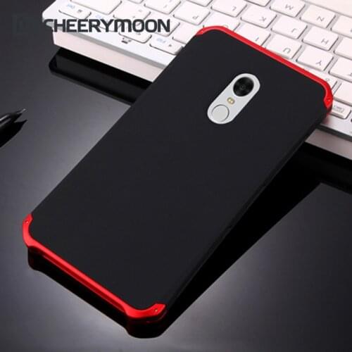 CheeryMoon Anti-fall Metal Frame PC Back For Xiaomi Redmi Note 4/4X Note4 Note4X 16G 32G 64G Aluminum Alloy Bumper Case Cover
