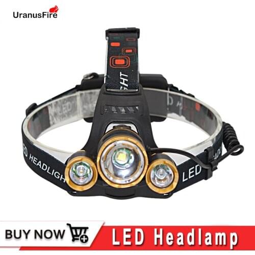 4000 Lumens Rechargeable LED Headlamp headlight Flashlight Waterproof T6 LED Head Lamp 18650 battery Torch for fishing hunting