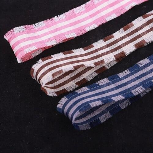 5 yards Burrs Lattice Satin Ribbon for DIY Crafts Hair Accessories Handmade Gift Box Packaging Wedding Decoration