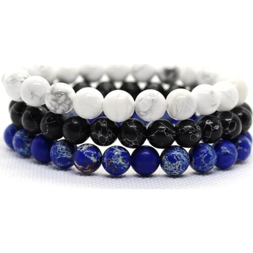8mm natural stone beads bracelet men accessories bracelets for women pulseras pulseira jewellery femme pulsera hombre armband