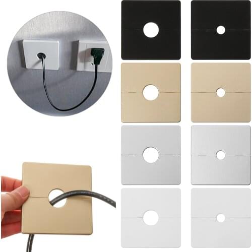 86 Type Wall Wire Hole Cover Reserved Drill Hole Panel Decor Cabinet Desk Hole Cap Air-conditioning Dust Pipe Plug Hardware