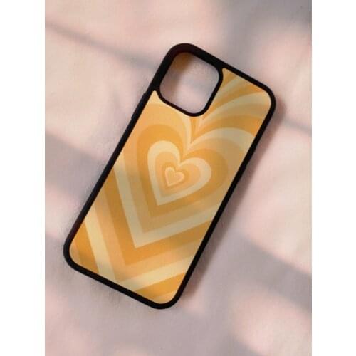 Krajews Love In Yellow coque Phone Case for iPhone 12 mini 5 6S 7 8 PLUS X XS XR 11 PRO MAX SE 2020 Back Cover Funda Shell