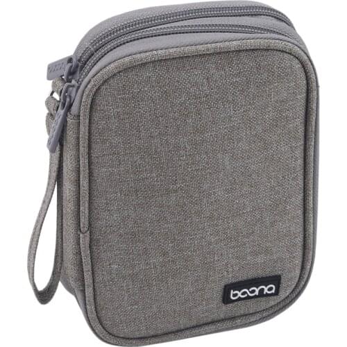 Black storage hard drive bag Portable Earphone bag Organizer lectronics Accessories Case carrying case cover