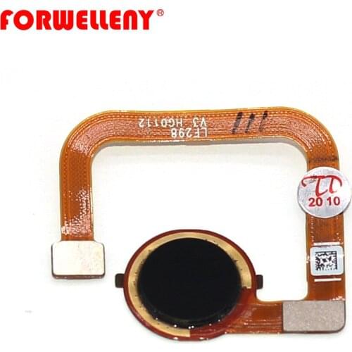 For xiaomi redmi note 9 Home Button Fingerprint Sensor touch ID Key black