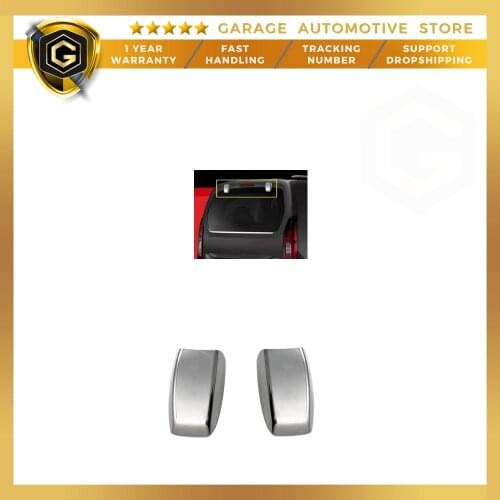 For Citroen Berlingo Chrome Rear Window Opening Hinge Cover 2 Pcs