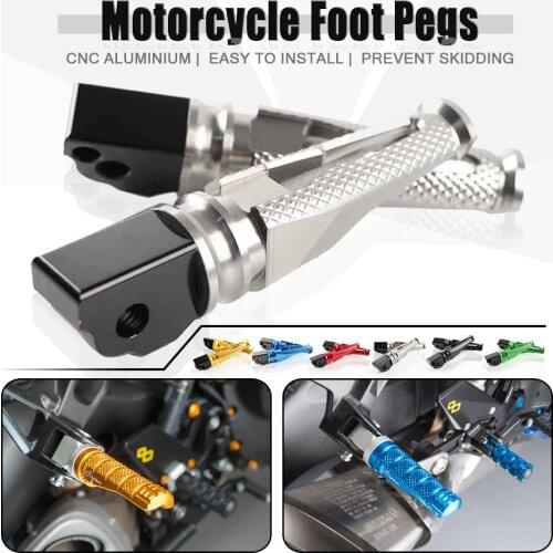 For SUZUKI GSR600 GSR750 SFV650 GSX-S1000 GSXS1000 B-KING Motorcycle CNC Aluminum Passenger Footrests Rear Foot Pegs pedal