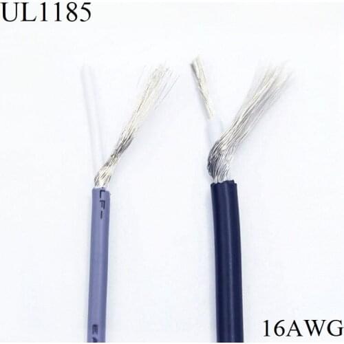 Shielded Wire Signal Cable 16AWG Channel Audio 1 Single Core Electronic Headphone Copper Anti-interference Shielding Wire UL1185
