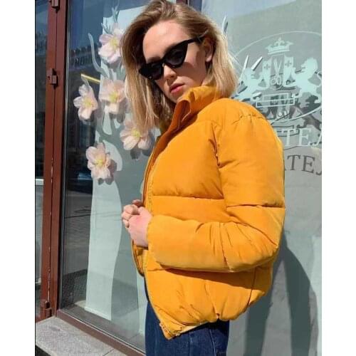 Cotton Coat Short Bread Clothing Cotton Clothing Collar Cotton Dress Woman Winter Jacket Women Bubble Jacket