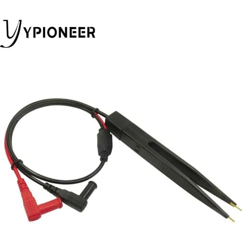 Cleqee P1510 SMD Clip component LCR testing tool Multimeter tester meter Pen probe lead tweezers Compatible with Fluke for Vichy