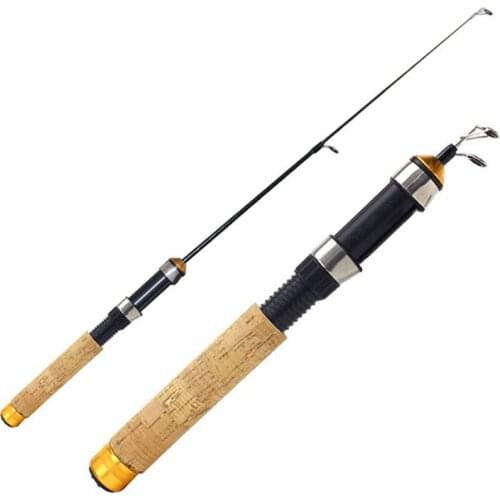 0.6m baitcasting carbon mini winter ice fishing shrimp rod