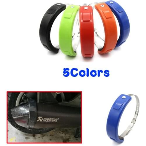 Hot sell motorcycle accessories Silencer/Exhaust Oval Exhaust Orange Protector For KTM 990 SUPERMOTO/R 990SUPERMOTOR