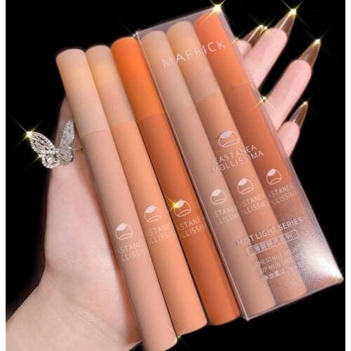 Matte Lipstick Set Vivid Colour Long-Lasting Non-Stick Cup Beauty Cosmetics Makeup Set For Women Girl SK88