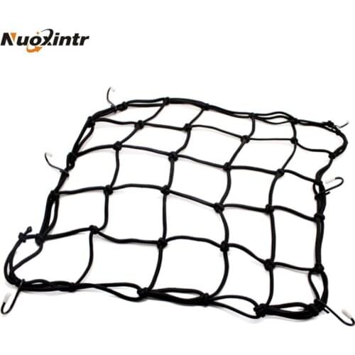 Nuoxintr 6 Hooks Motorcycle Luggage Net Motocross Net Helmet Mesh Cargo Net Mesh Bungee Mesh Helmet Motorcycle Accessories