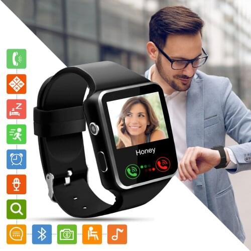 X6 Touch Screen Smart Watch For Men/Women Business Bluetooth Music Camera Sport Smartwatch2021 Hot Fashion Gift SIM Card Watches
