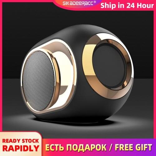 TWS Wireless Bluetooth 5.0 Speaker Outdoor Loudspeaker Bass Stereo Surround Suppport FM TF Card U Disk Handsfree Bass Box