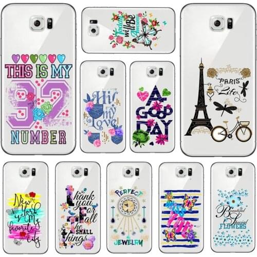 Gorgeous Ultra-thin Anti-fall Phone Shell For Samsung Galaxy s6edge All-inclusive Transparent Protective Case Contracted