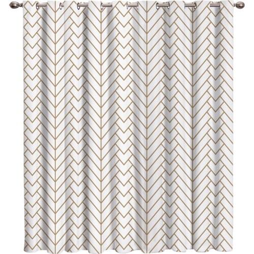 Arrow Geometric Pattern Room Curtains Large Window Curtain Lights Bathroom Floral Decor Kids Curtain Panels Home Decor