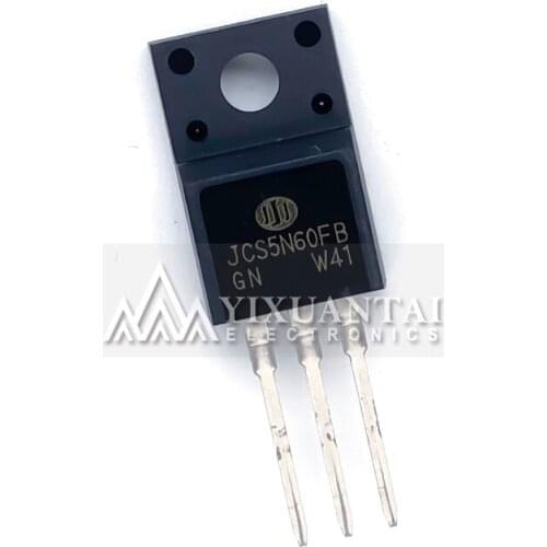 10pcs/lot 100% NEW origina JCS5N60FB 600V 5A JCS5N60F JCS5N60 JCS 5N60FB JCS 5N60 FB TO220F Triode Transistor TO-220F