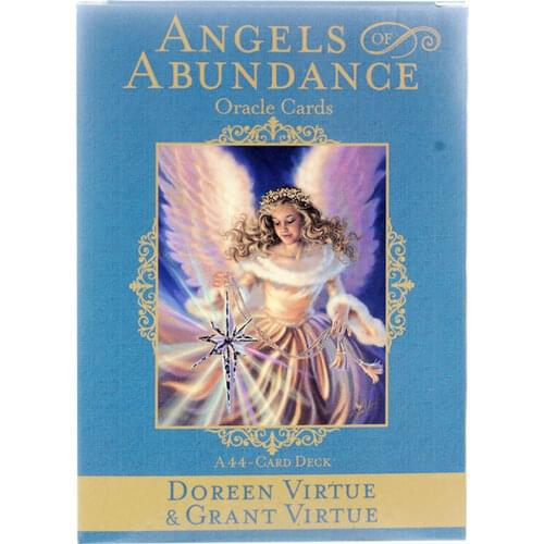 44 pcs Oracle Tarot Cards angels of abundance Card Board Deck Games Palying Cards For Party Game