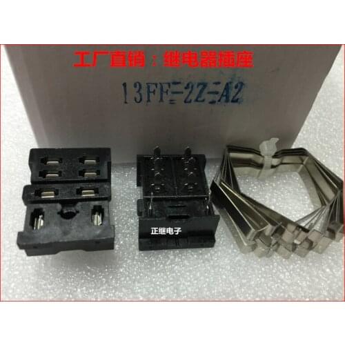5pcs/lot PCB Relay Receptacle 13FF-2Z-A2 For LY2N-J JQX-13F