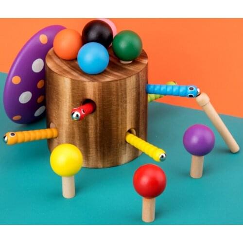 Brain Developmental Block Catching Toy Hand Motor Skill Training for Baby Feeding Toy Playset Baby Early Education Toy