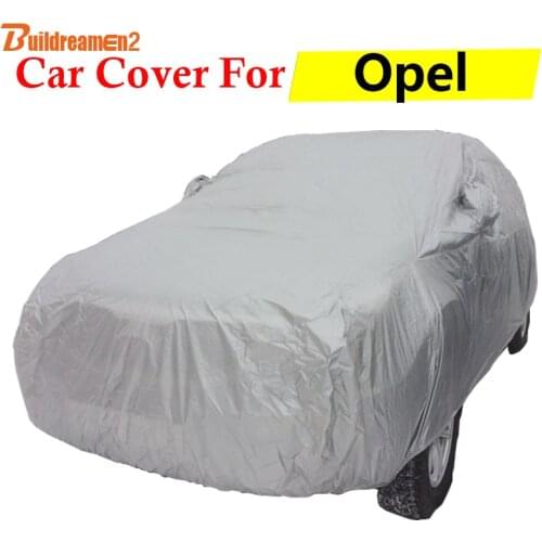 Buildreamen2 Car Cover Auto Anti-UV Sun Shield Snow Rain Scratch Protector Cover For Opel Antara Corsa Meriva Cascada Insignia