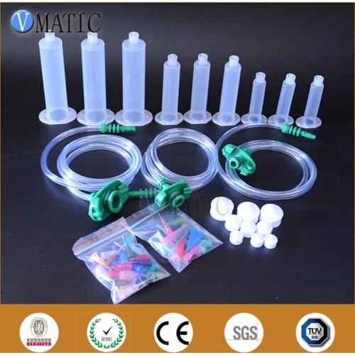 High Quality Liquid Dispenser Solder Paste Adhesive Pneumatic Glue Syringe Dispensing With Barrel Adapter & Needle