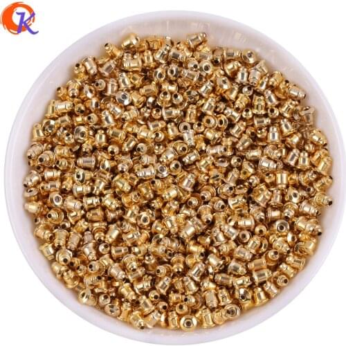Cordial Design 5mm 200Pcs/Lot Jewelry Accessories/Jewelry Findings Components/Gold Earring Back/Jewelry Making/Earring Findings