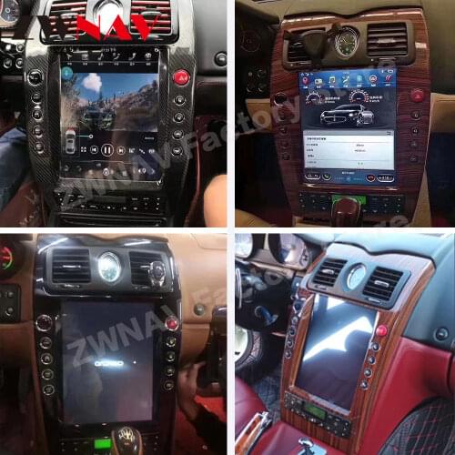 Tesla Screen Android 9 For Maserati Quattroporte 2008 2009-2012 Car Multimedia Player GPS Navi Audio Radio Head Unit Auto Stereo