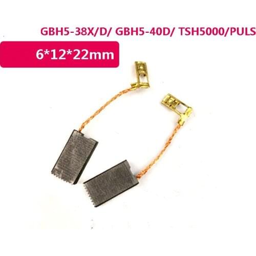 Electric hammer electric pick carbon brush suitable for Bosch GBH5-38D/X 5-40D TSH5000PLUS tool accessories