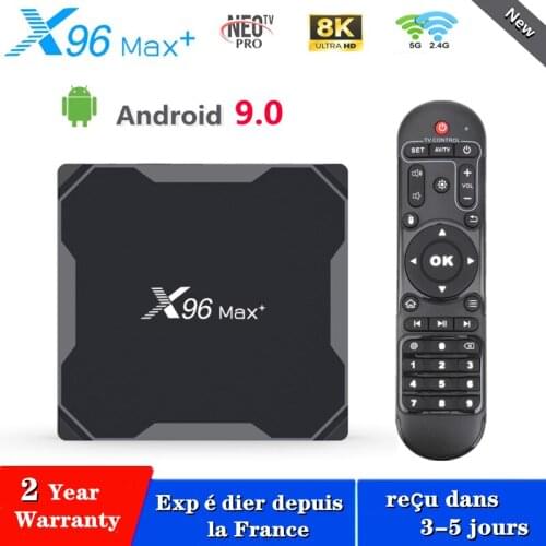 Best X96Max Plus IPTV BOX Android 9.0 8K 5G Wifi Amlogic S905X3 2G 16G 4G 32G Smart Ip Tv M3u Media Player Set Top Box