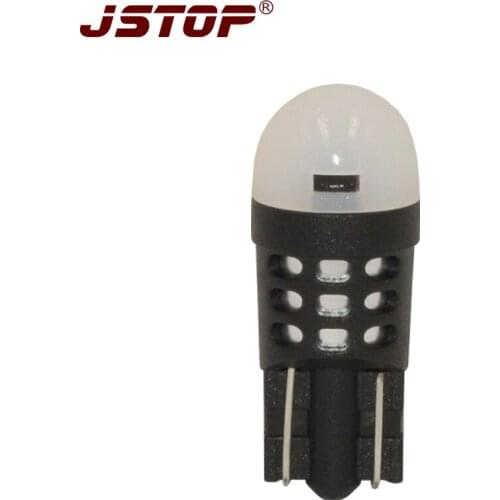 JSTOP 10pcs/bag led width light W5W T10 12VAC Signal light 3030SMD with lens led car lamp No error canbus bulbs Clearance Lights