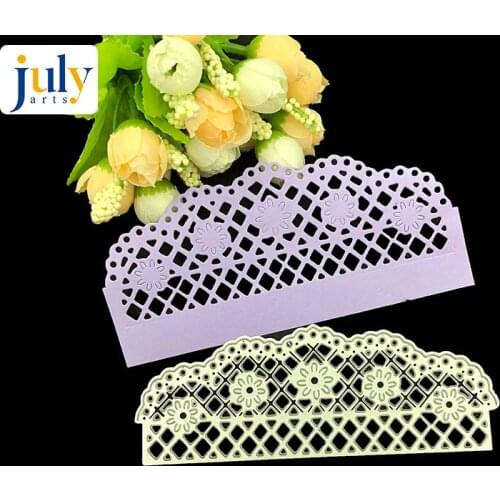 Julyarts Scrapbooking DIY Cut Knife Mold Carbon Steel Knife Mold Embossing Knife Template Flower Lace Edges Intellectual Growth