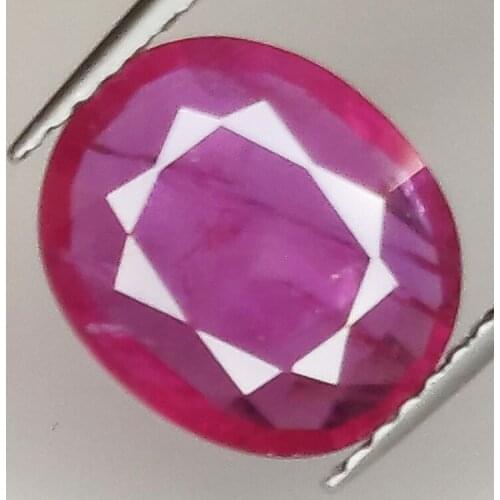 2.60ct Ruby oval cut 10.3x8.8mm