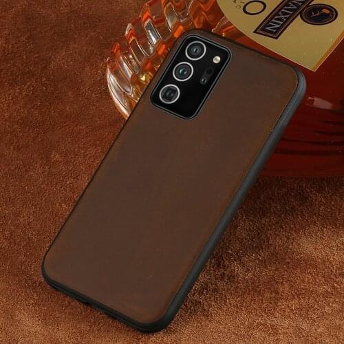 LANGSIDI Leather case For samsung galaxy note 20 ultra 10 plus 8 9 Shockproof covers for Galaxy s20 ultra a51 a71 a50 s10 lite
