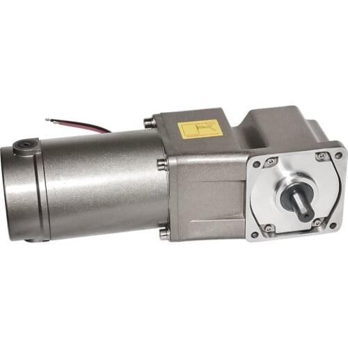 DC 12V 24V 90V Gearbox Motor 120W with 5GURA Gear Head Right Angle Gear 3-300rpm Speed Optional High Torque CW CCW Gear Motor