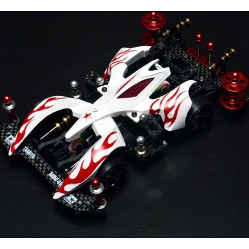 SPIN-VIPER Front Rear Suspension Tamiya Mini 4WD Car Model Finished Car